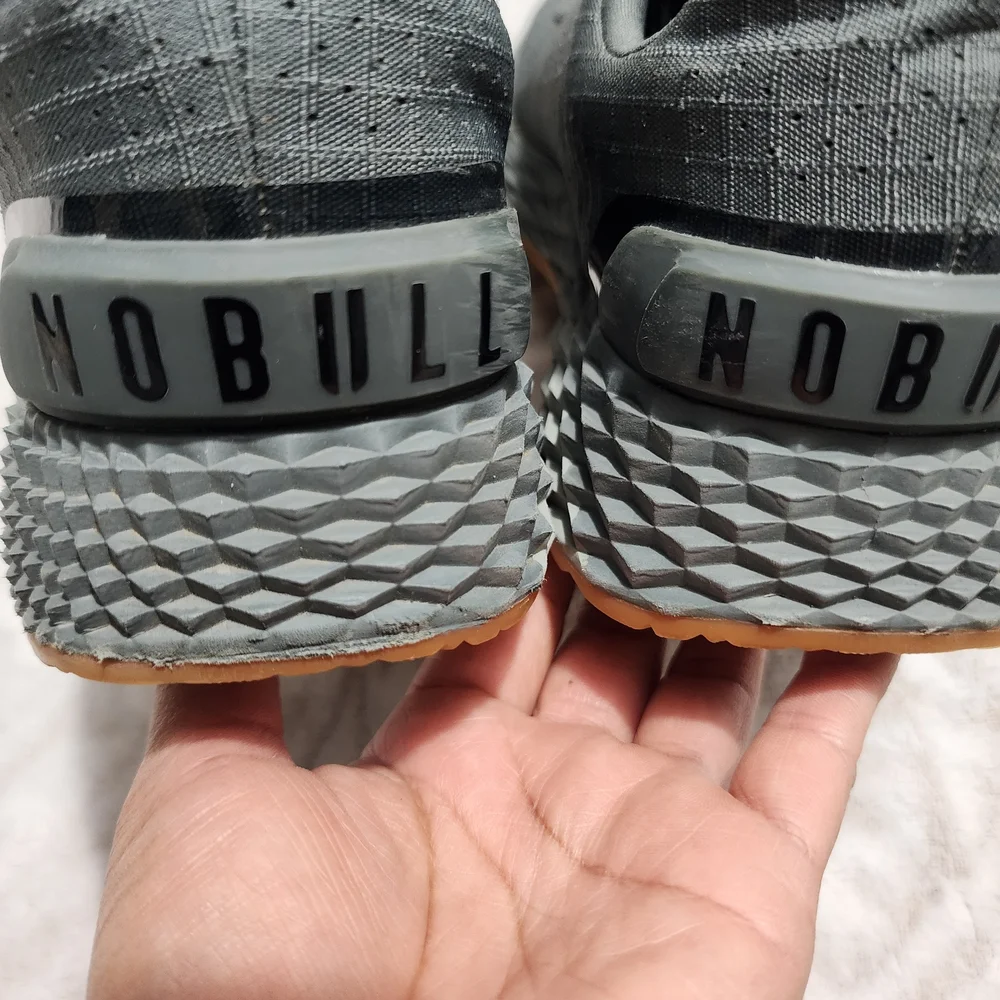 NoBull Ripstop Runner Crossfit Shoes Men 7.5  Green Slate Sneakers Unisex Women9